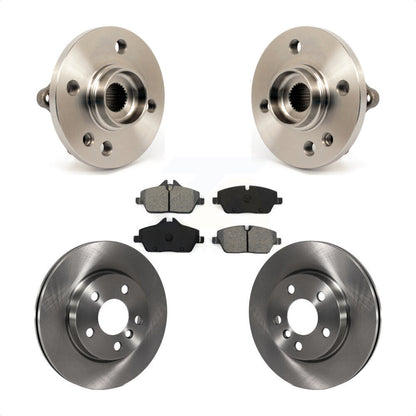 Ensemble de roulement de moyeu avant, Rotor de frein et Kit de plaquettes pour Mini Cooper 2014 – 2015 1.6