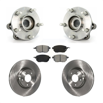 Kit de plaquettes de Rotor de frein à disque, ensemble de roulements de moyeu avant pour Nissan Muran 2005 – 2007