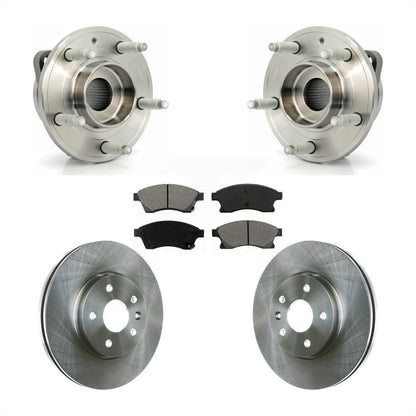 Kit de Rotor et de plaquettes de frein, roulement de moyeu avant, pour moteur à gaz Chevrolet Cruze 2014 – 2015