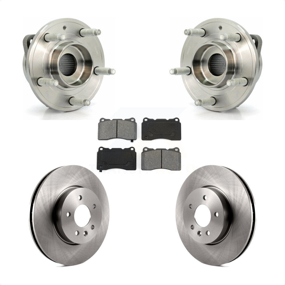 Ensemble de roulements de moyeu avant, Rotors et plaquettes de frein à disque pour Cadillac ATS