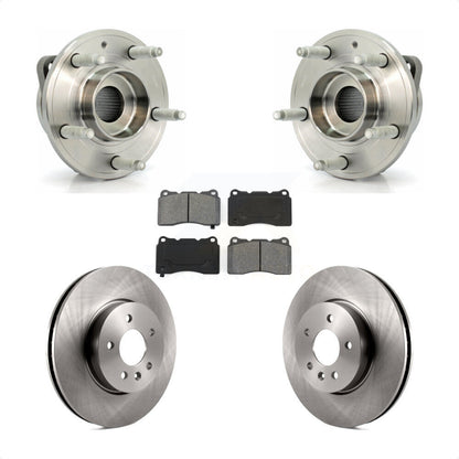 Ensemble de roulements de moyeu avant, Rotors et plaquettes de frein à disque pour Cadillac ATS