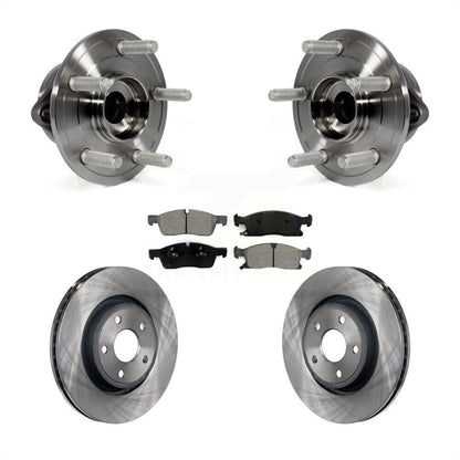 Kit de Rotor et de plaquettes de frein, roulement de moyeu avant, pour Jeep Grand Cherokee Dodge Durango W