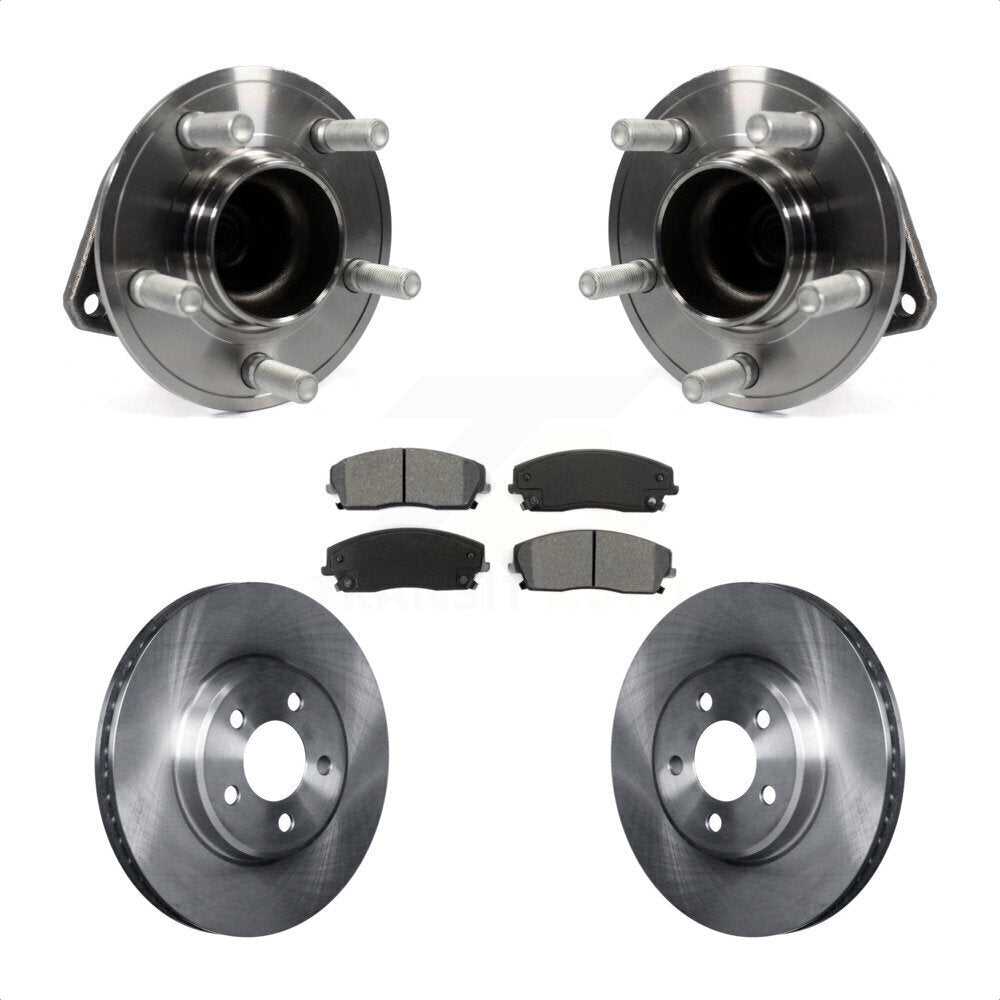 Kit de plaquettes de Rotor de frein, roulement de moyeu avant, pour Dodge Charger Chrysler 300 Challenge