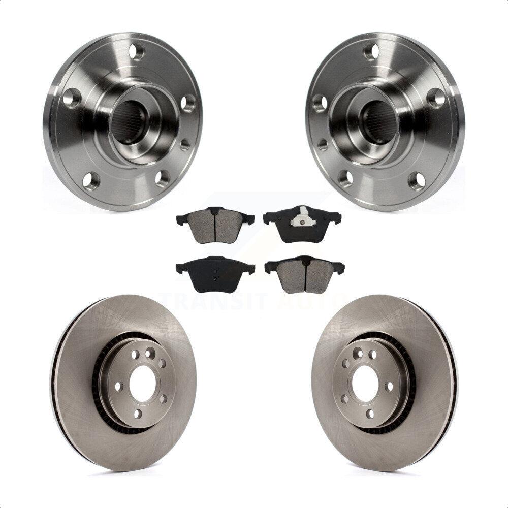 Kit de Rotor et de plaquettes de frein, roulement de moyeu avant, pour Volvo XC70 S60 V60 S80 Cross Country