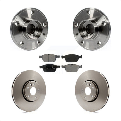 Ensemble de roulement de moyeu avant, Rotor de frein à disque et Kit de plaquettes pour Volvo XC6 2010 – 2015