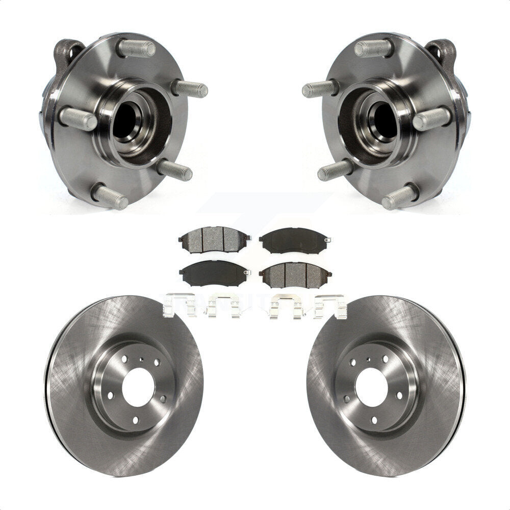 Kit de plaquettes de Rotor de frein, roulement de moyeu avant, pour INFINITI EX35 Nissan 370Z G35 QX50 M3