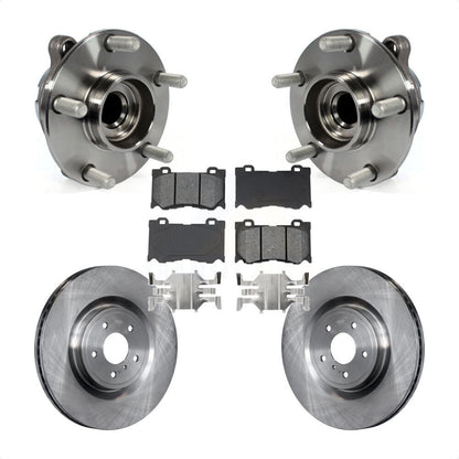 Kit de plaquettes de Rotor de frein, roulement de moyeu avant, pour INFINITI Q50 G37 Nissan 370Z Q60 M37