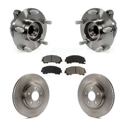 Ensemble de roulement de moyeu avant, Rotor de frein et Kit de plaquettes pour INFINITI Q50 QX50 Q60 RW