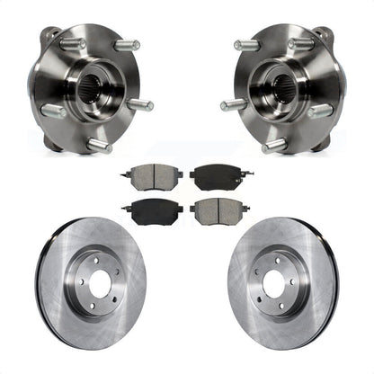 Kit de rotors et plaquettes de frein à disque, ensemble de roulements de moyeu avant pour INFINITI FX35 FX4