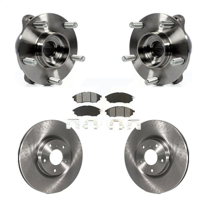 Kit de Rotor et plaquettes de frein, roulement de moyeu avant, pour INFINITI G37 EX35 G35 QX50 QX70 M3