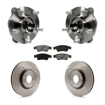 Kit de rotors et plaquettes de frein à disque d'assemblage de roulement de moyeu avant pour INFINITI G35 Q60