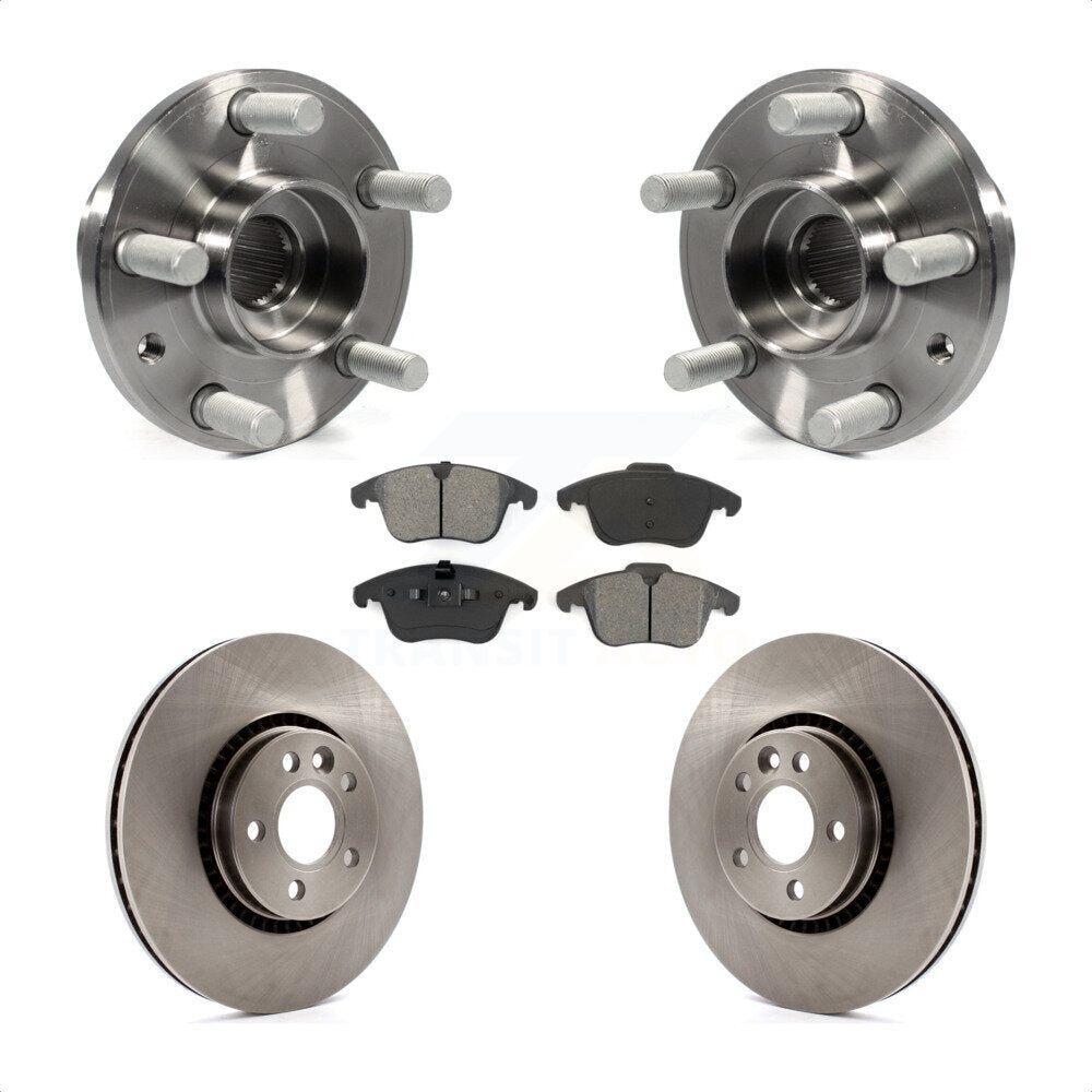 Kit de plaquettes de Rotor de frein à disque, ensemble de roulements de moyeu avant pour Land Rover LR 2008 – 2015