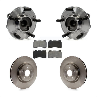 Kit de Rotor et plaquettes de frein à disque, ensemble de roulements de moyeu avant pour Hyundai Genesis Coup