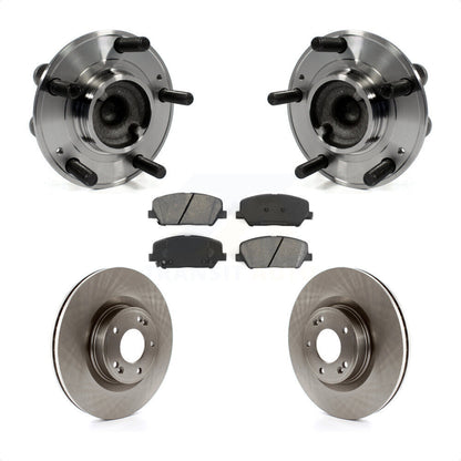 Kit de Rotor et plaquettes de frein à disque, ensemble de roulements de moyeu avant pour Hyundai Genesis Coup