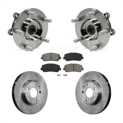 Ensemble de roulement de moyeu avant, Rotor de frein à disque et Kit de plaquettes pour Mazda CX-2013 – 2015