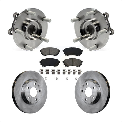 Kit de rotors et plaquettes de frein à disque d'assemblage de roulement de moyeu avant pour Mazda 6 KBB-10582
