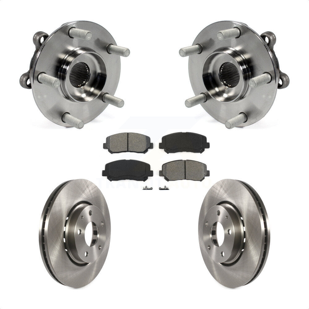 Kit de rotors et plaquettes de frein à disque d'assemblage de roulement de moyeu avant pour Mazda CX-5