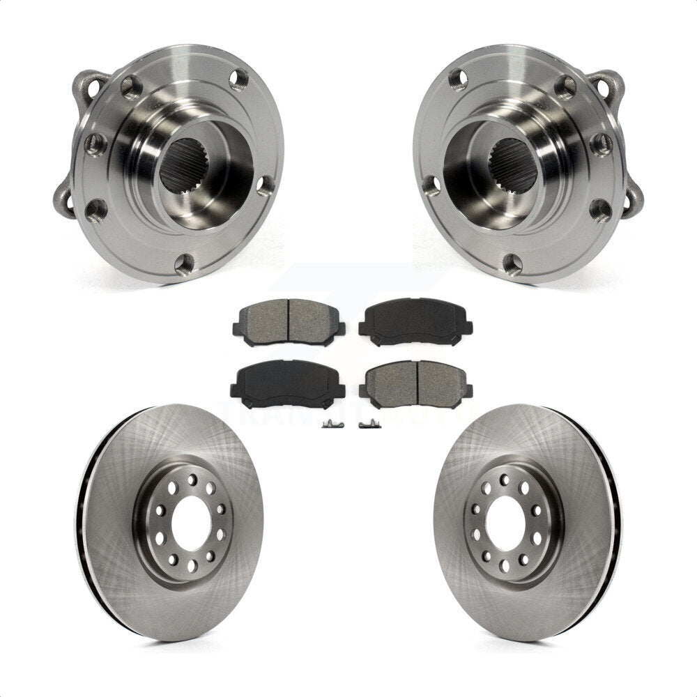 Kit de plaquettes de Rotor de frein à disque, ensemble de roulements de moyeu avant pour Chrysler 200 Dodge Dar