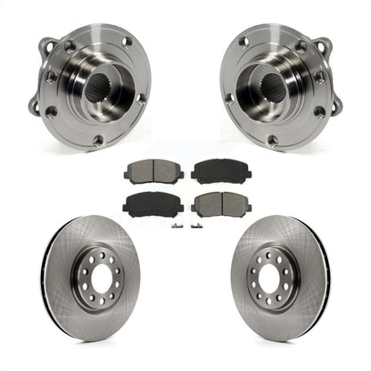 Kit de plaquettes de Rotor de frein à disque, ensemble de roulements de moyeu avant pour Chrysler 200 Dodge Dar