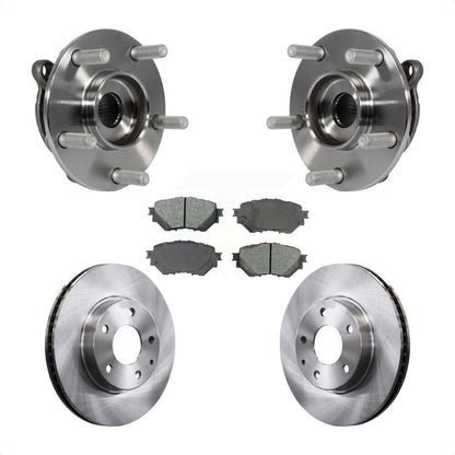 Kit de rotors et plaquettes de frein à disque d'assemblage de roulement de moyeu avant pour Mazda 3 Sport