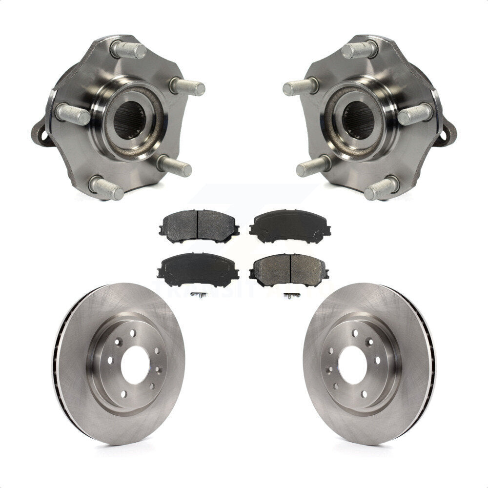 Kit de rotor et de plaquettes de frein, ensemble de roulements de moyeu avant, pour Nissan Rogue Sport Qashqa