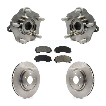 Kit de rotors et plaquettes de frein à disque d'assemblage de roulement de moyeu avant pour Nissan Rogue