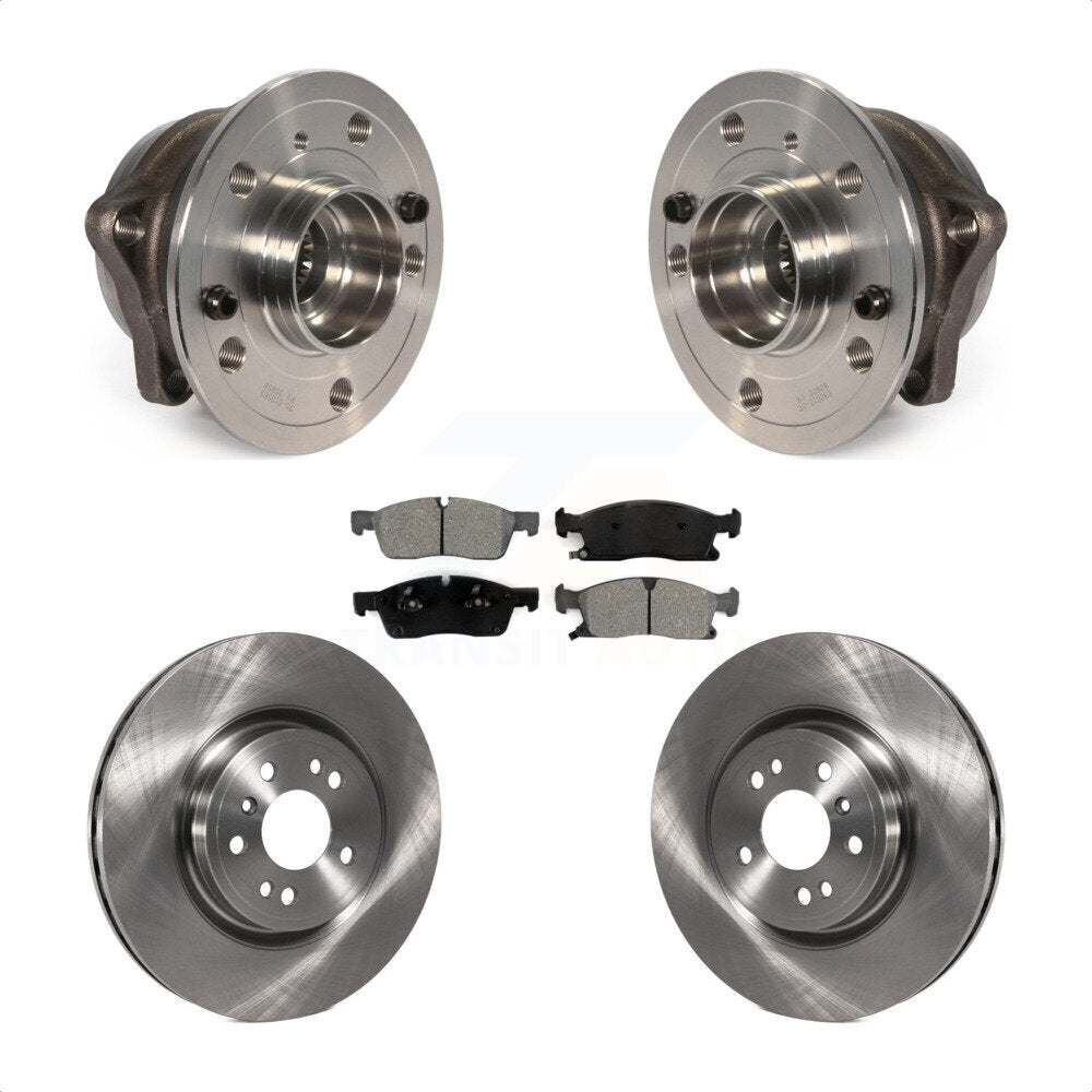Kit de plaquettes de Rotor de frein à disque, roulement de moyeu avant, pour Mercedes-Benz ML350 GLE350 ML25