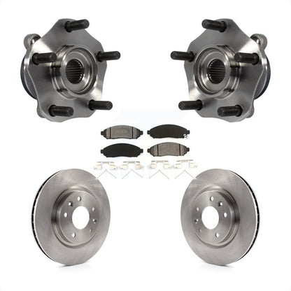Kit de rotors et plaquettes de frein à disque d'assemblage de roulement de moyeu avant pour Nissan LEAF