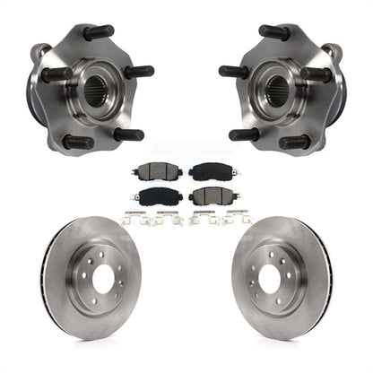 Kit de rotors et plaquettes de frein à disque d'assemblage de roulement de moyeu avant pour Nissan LEAF