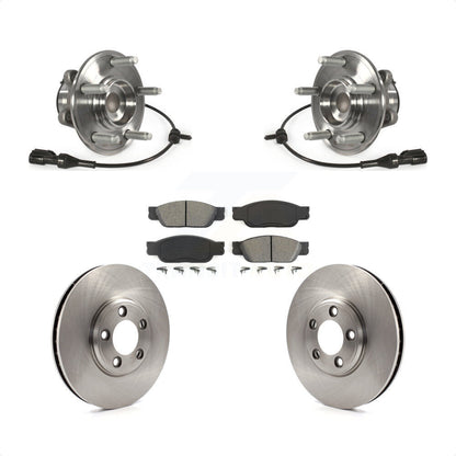 Kit de Rotor et de plaquettes de frein, roulement de moyeu avant, pour Ford Thunderbird Lincoln LS Jagua