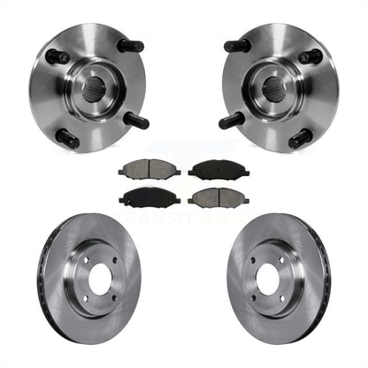 Ensemble de roulement de moyeu avant, Kit de plaquettes de Rotor de frein pour Nissan Versa 4 roues AB 2008