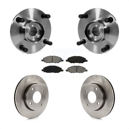 Kit de rotors et plaquettes de frein à disque d'assemblage de roulement de moyeu avant pour Nissan Versa