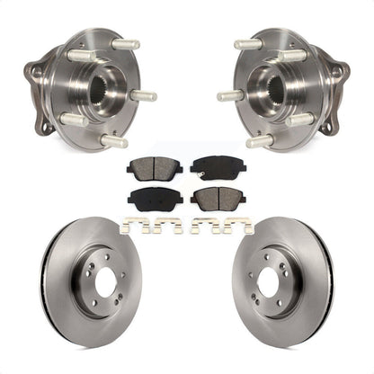 Ensemble de roulements de moyeu avant, Rotors et plaquettes de frein à disque, Kit pour Hyundai Sonata