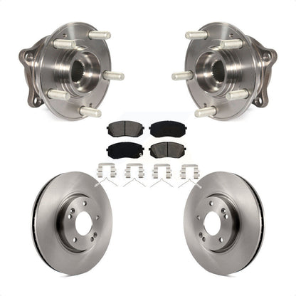 Ensemble de roulements de moyeu avant, Rotors et plaquettes de frein à disque, Kit pour Hyundai Sonata