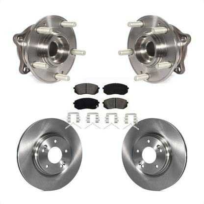 Ensemble de roulement de moyeu avant, Rotor de frein et Kit de plaquettes pour Hyundai Sonata Kia Optim