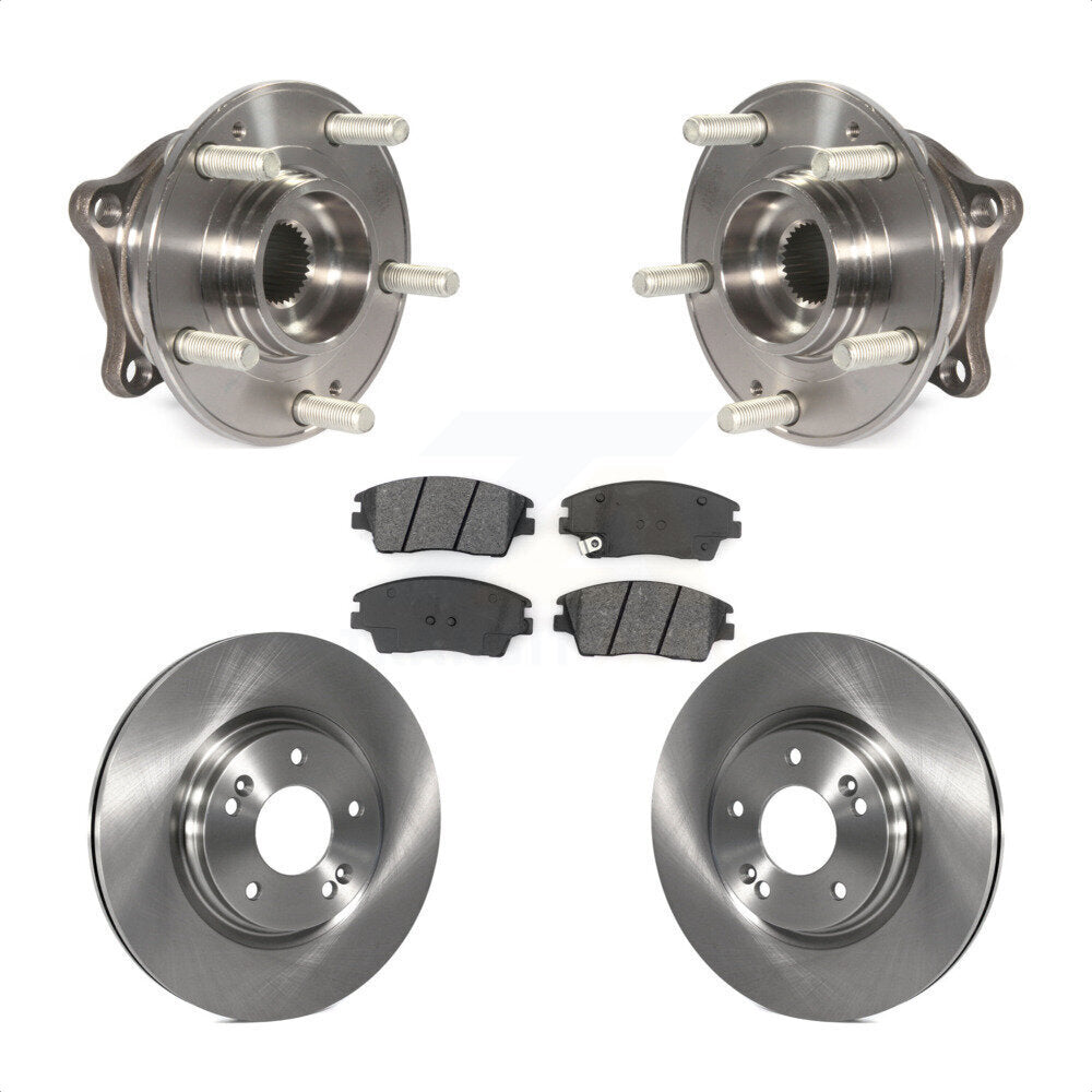 Ensemble de roulement de moyeu avant, Rotor de frein et Kit de plaquettes pour Hyundai Tucson Kia Sportag