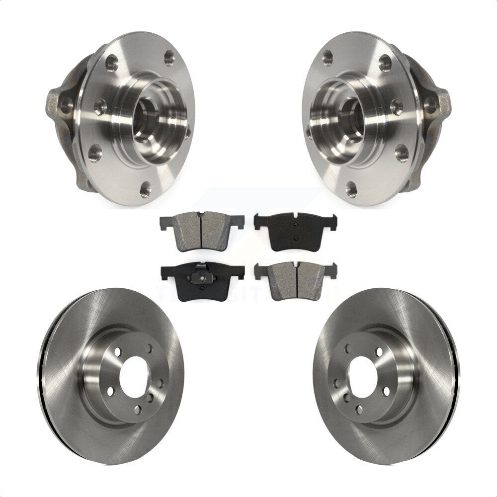 Kit de rotors et plaquettes de frein à disque d'assemblage de roulement de moyeu avant pour BMW X3 X4