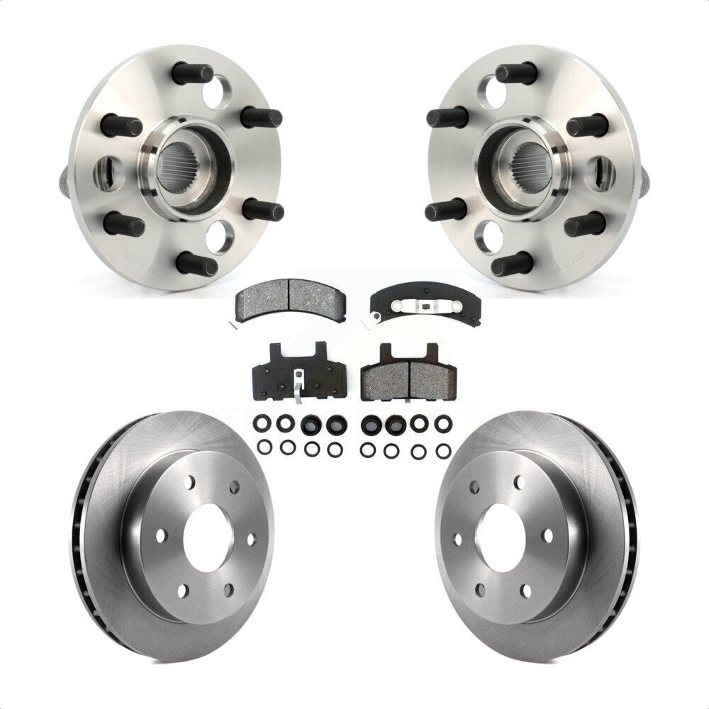 Kit de Rotor et de plaquettes de frein, roulement de moyeu avant, pour K1500 GMC Chevrolet K2500 Suburba