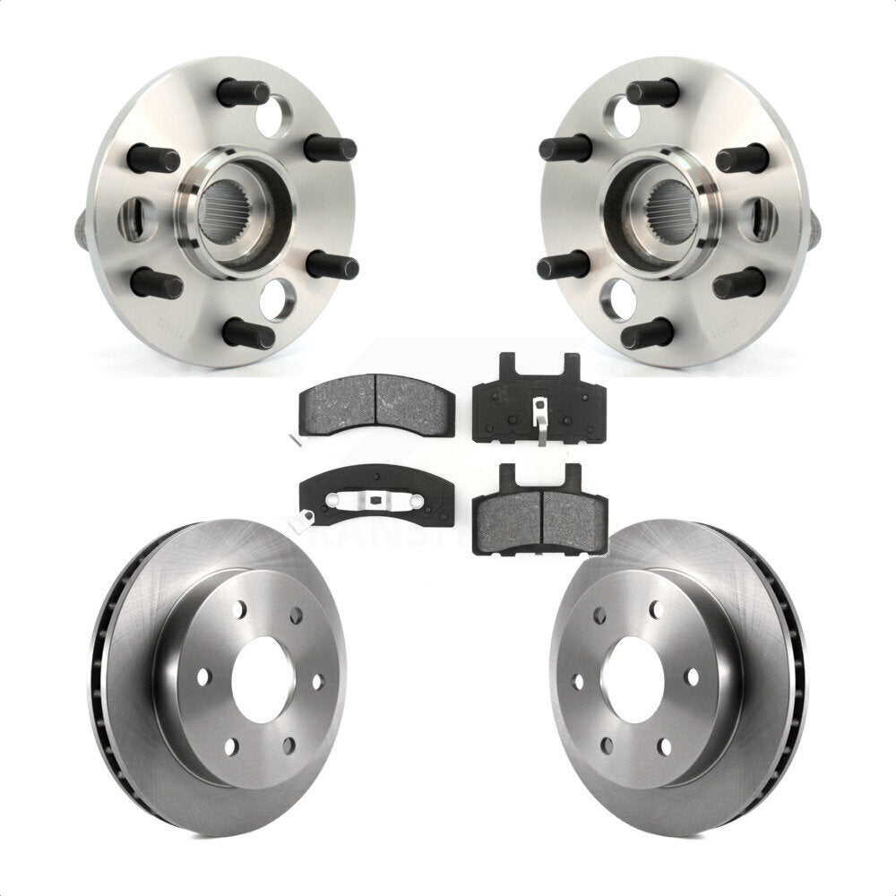 Kit de Rotor et de plaquettes de frein, roulement de moyeu avant, pour Chevrolet K2500 Suburban K1500 GM