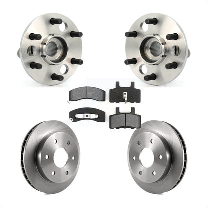 Kit de Rotor et de plaquettes de frein, roulement de moyeu avant, pour Chevrolet K2500 Suburban K1500 GM