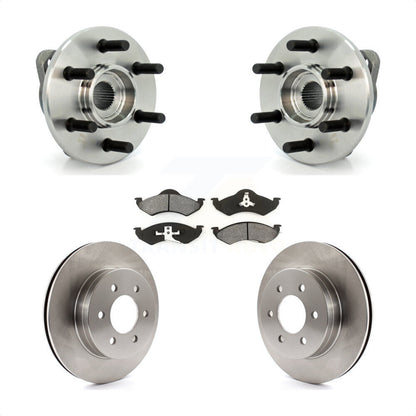 Ensemble de roulement de moyeu avant, Rotor de frein à disque et Kit de plaquettes pour Dodge Dakota Durang