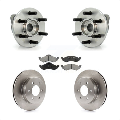 Ensemble de roulement de moyeu avant, Rotor de frein à disque et Kit de plaquettes pour Dodge Dakota Durang