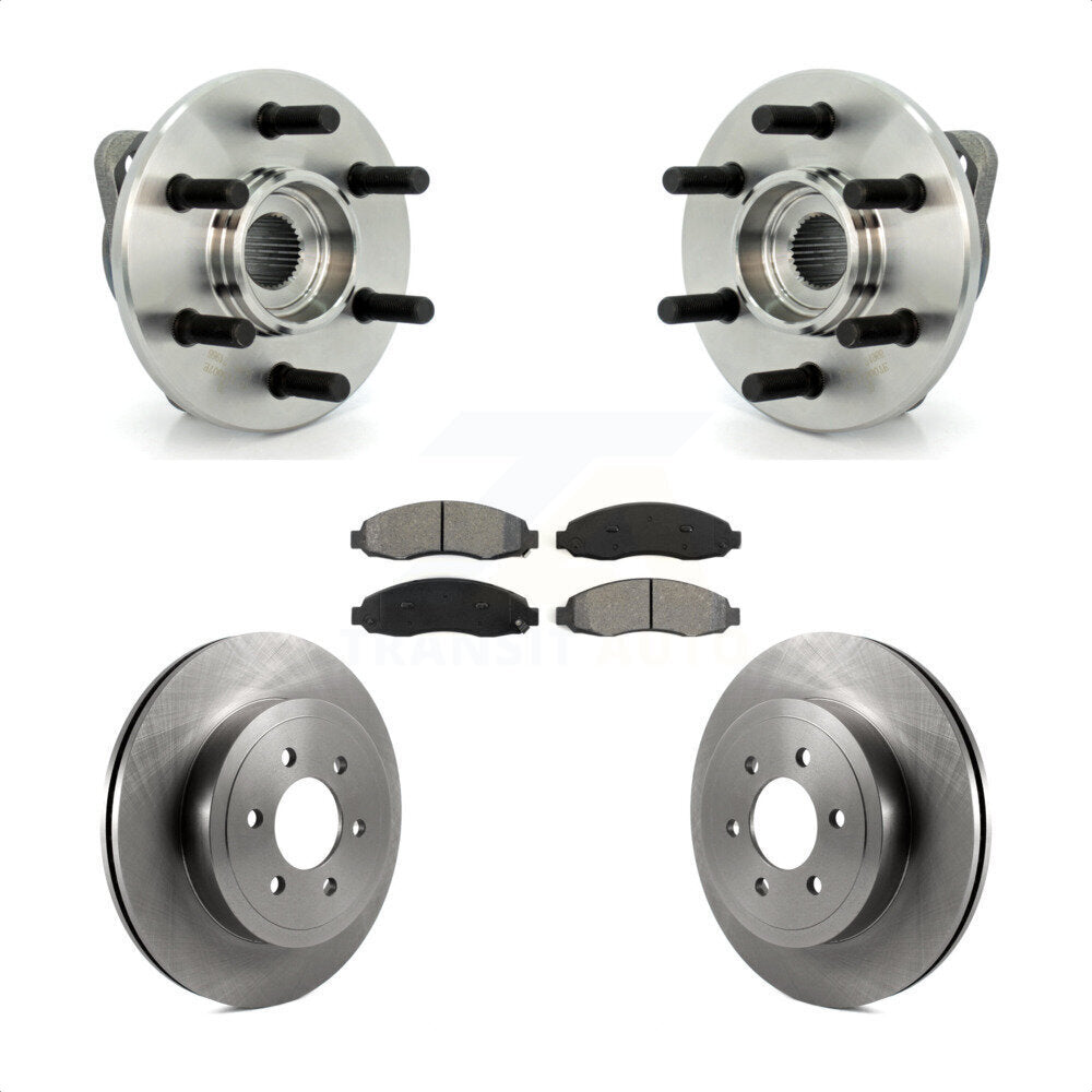 Kit de plaquettes de Rotor de frein à disque, roulement de moyeu avant, pour Dodge Dakota 4WD avec 2 roues AB