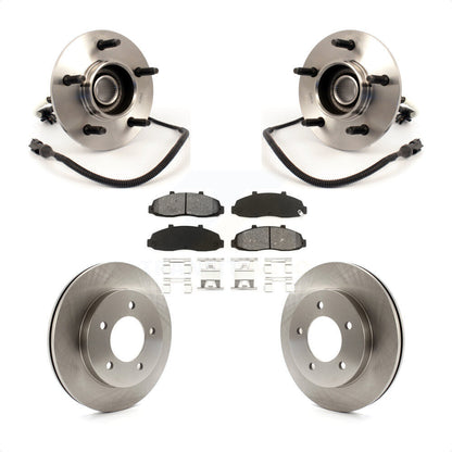 Kit de Rotor et plaquettes de frein à disque, roulement de moyeu avant, pour Ford F-150 4WD avec 4 roues AB