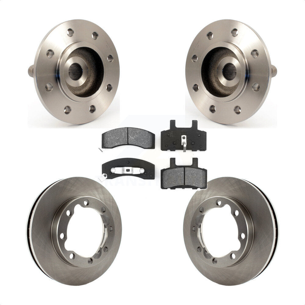 Kit de plaquettes de Rotor de frein, roulement de moyeu avant, pour Dodge Ram 2500 4WD 99 avec 2 roues AB