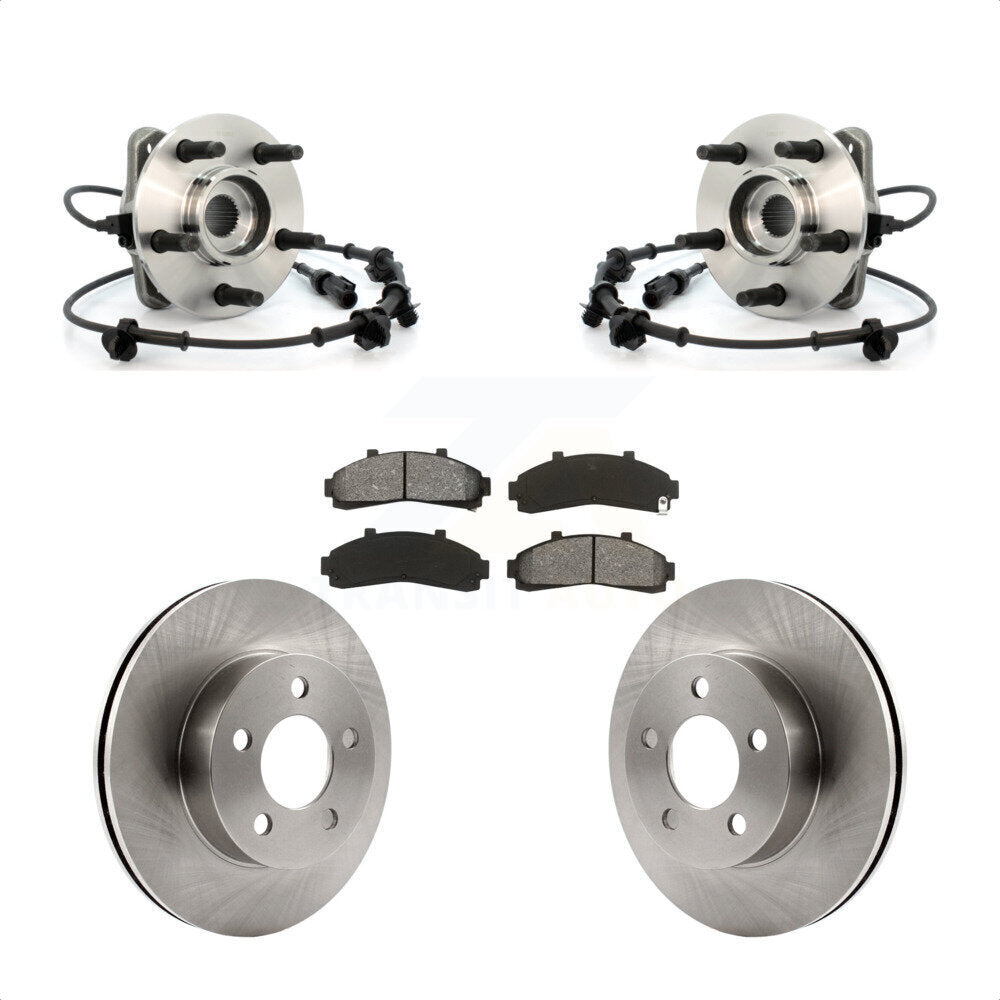 Kit de plaquettes de Rotor de frein, ensemble de roulements de moyeu avant, pour Ford Ranger Mazda B4000 B300