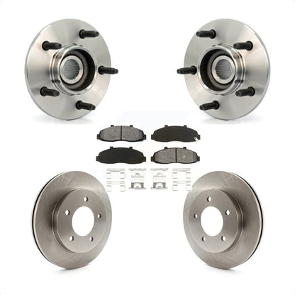 Kit de Rotor et plaquettes de frein à disque, roulement de moyeu avant, pour Ford F-150 4WD avec 2 roues AB