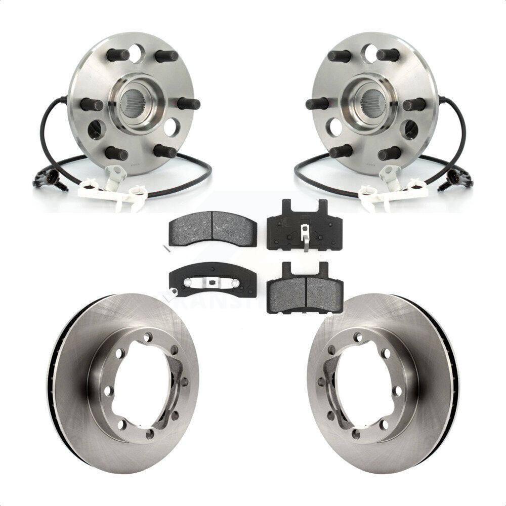 Kit de plaquettes de Rotor de frein, roulement de moyeu avant, pour Chevrolet Tahoe 4WD avec moteur DIESEL