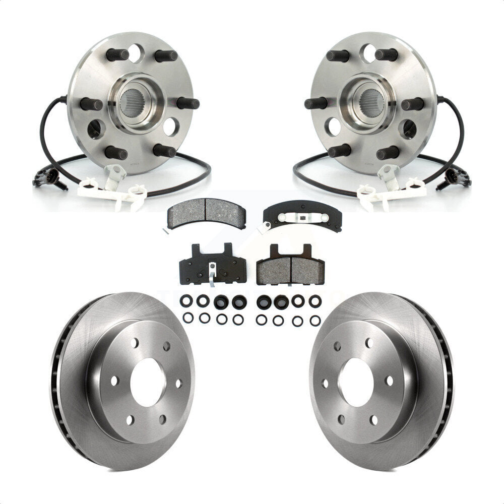 Kit de plaquettes de Rotor de frein, roulement de moyeu avant, pour K1500 Chevrolet GMC K2500 Yukon Taho