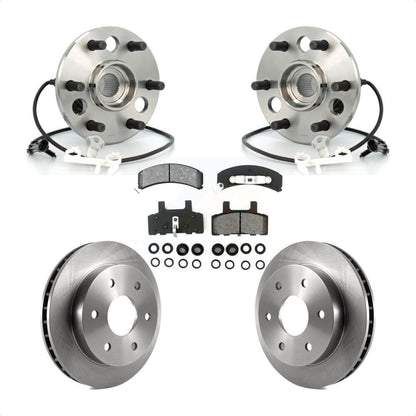 Kit de plaquettes de Rotor de frein, roulement de moyeu avant, pour K1500 Chevrolet GMC K2500 Yukon Taho